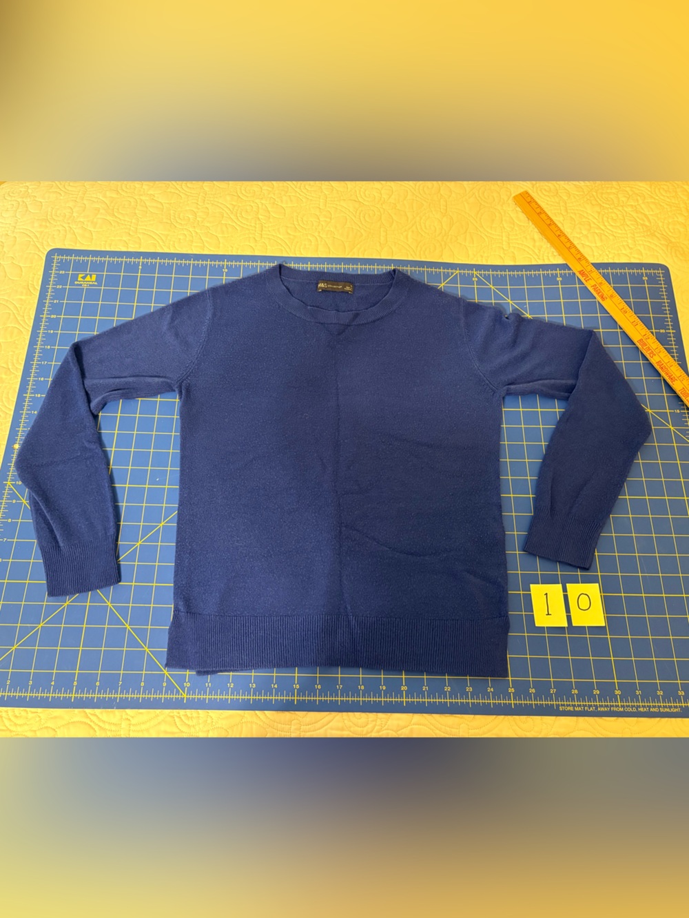 M&S Collection Royal Blue Cashmilon soft touch sweater UK 10 (US 6)
